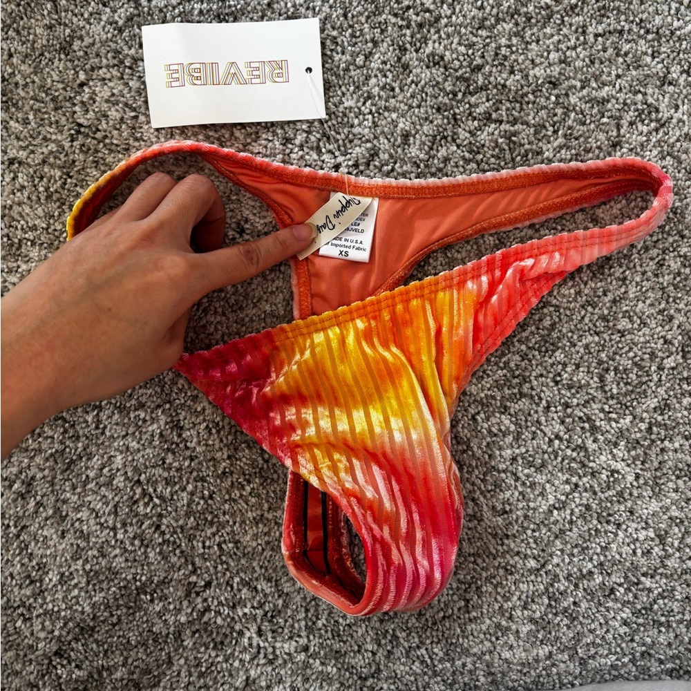 Dippin Daisy’s Pink and Orange Bikini Bottom